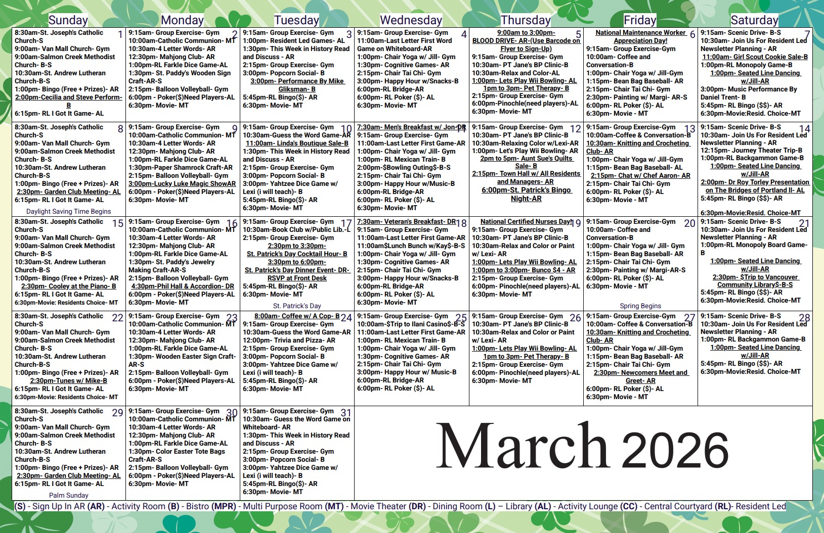 March-calendar